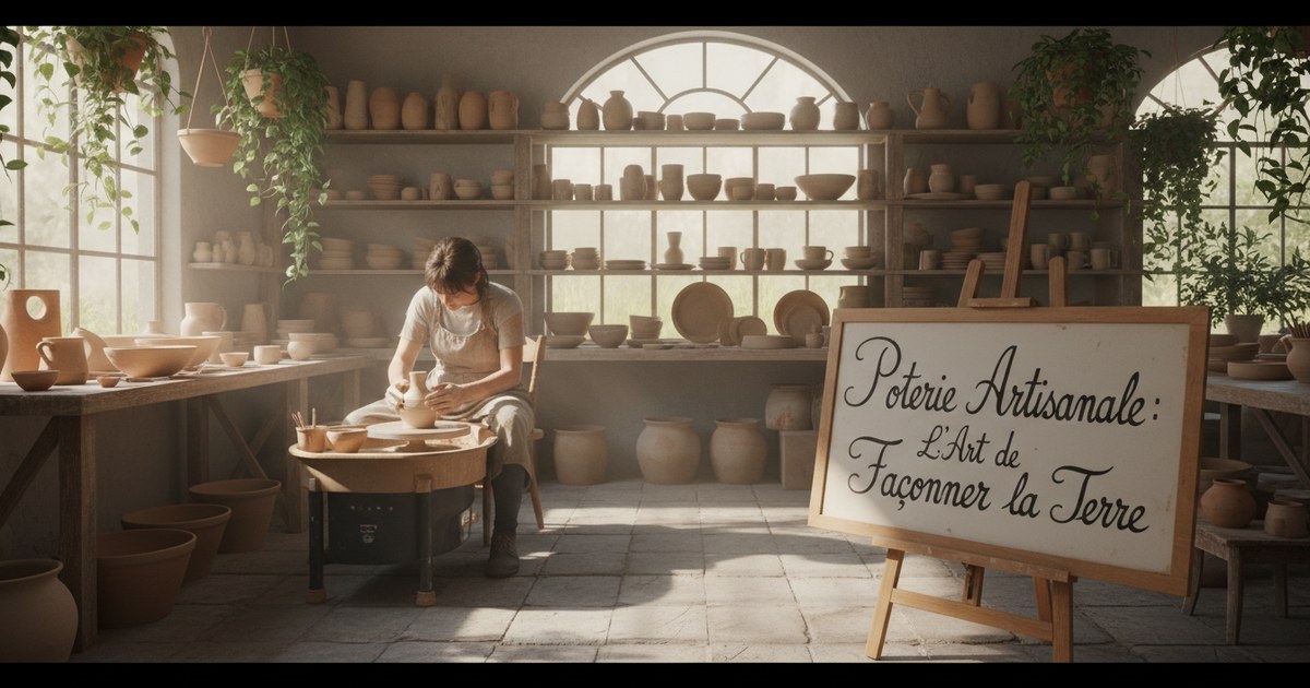 Poterie artisanale : l’art de façonner la terre